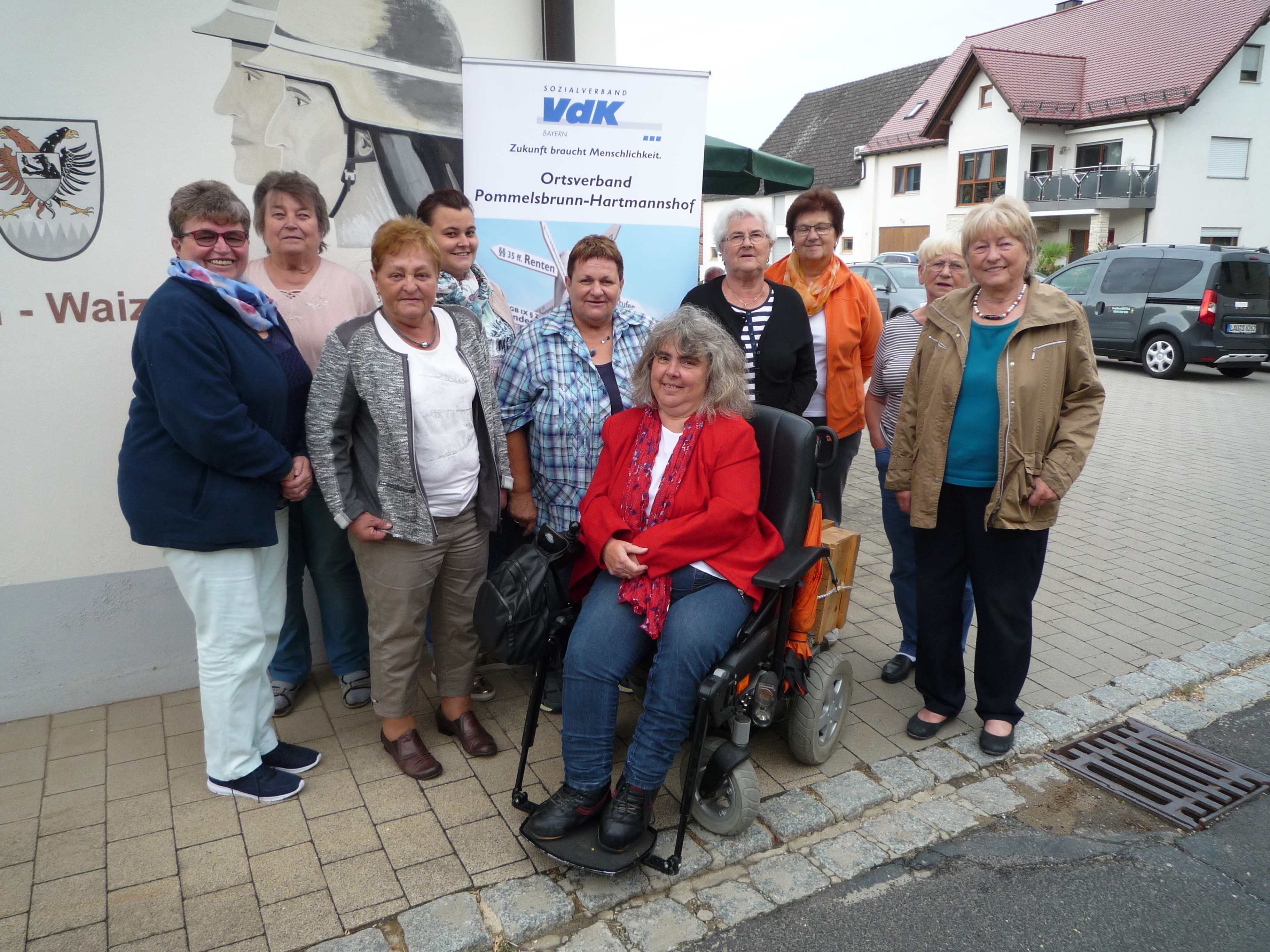 Grillfest des VdK Ortsverbands Pommelsbrunn-Hartmannshof im Feuerwehrhaus Guntersrieth