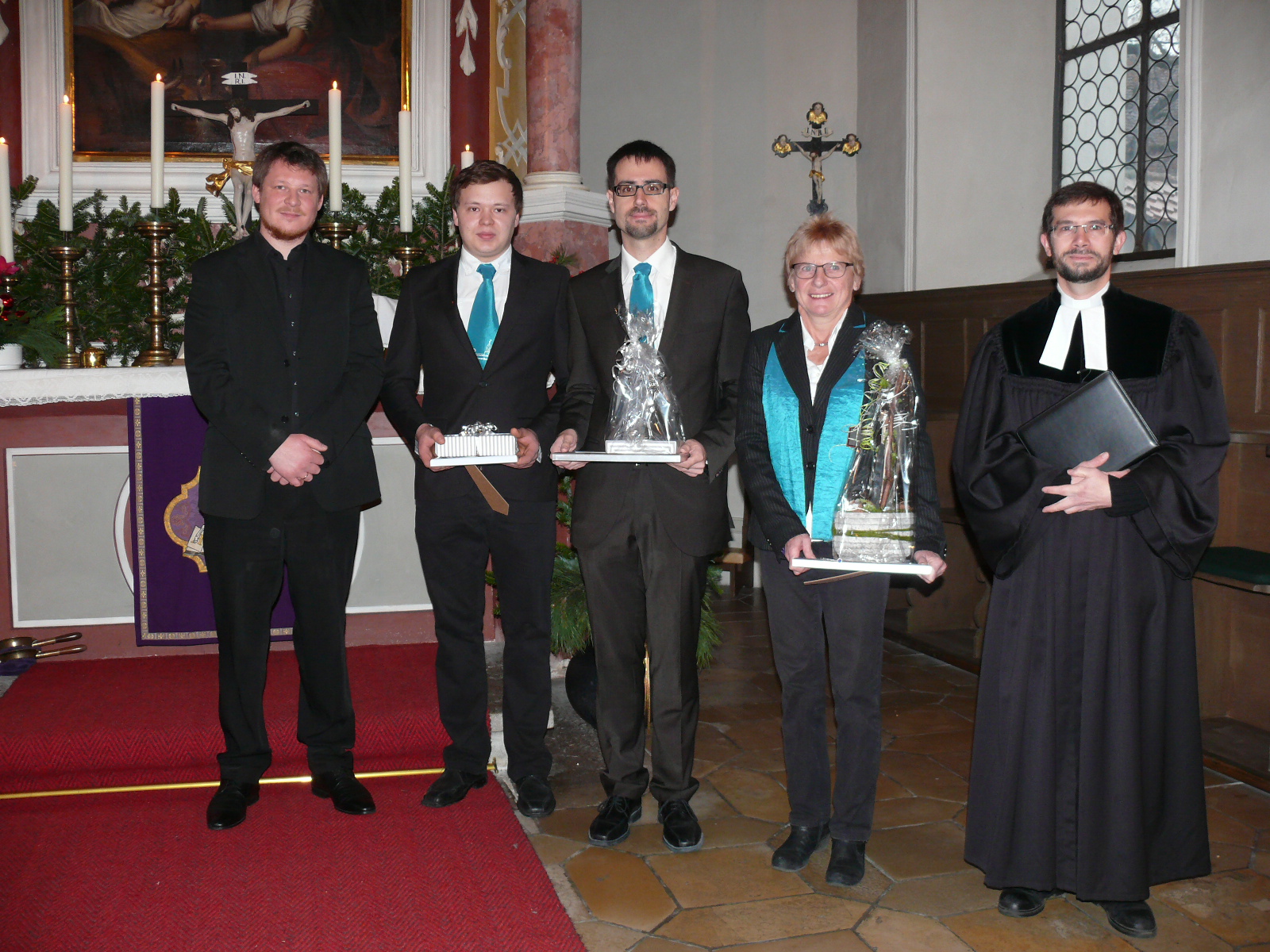 Ehrungen und Vorstellung des neuen Kirchenvorstandes in der St. Laurentiuskirche Pommelsbrunn