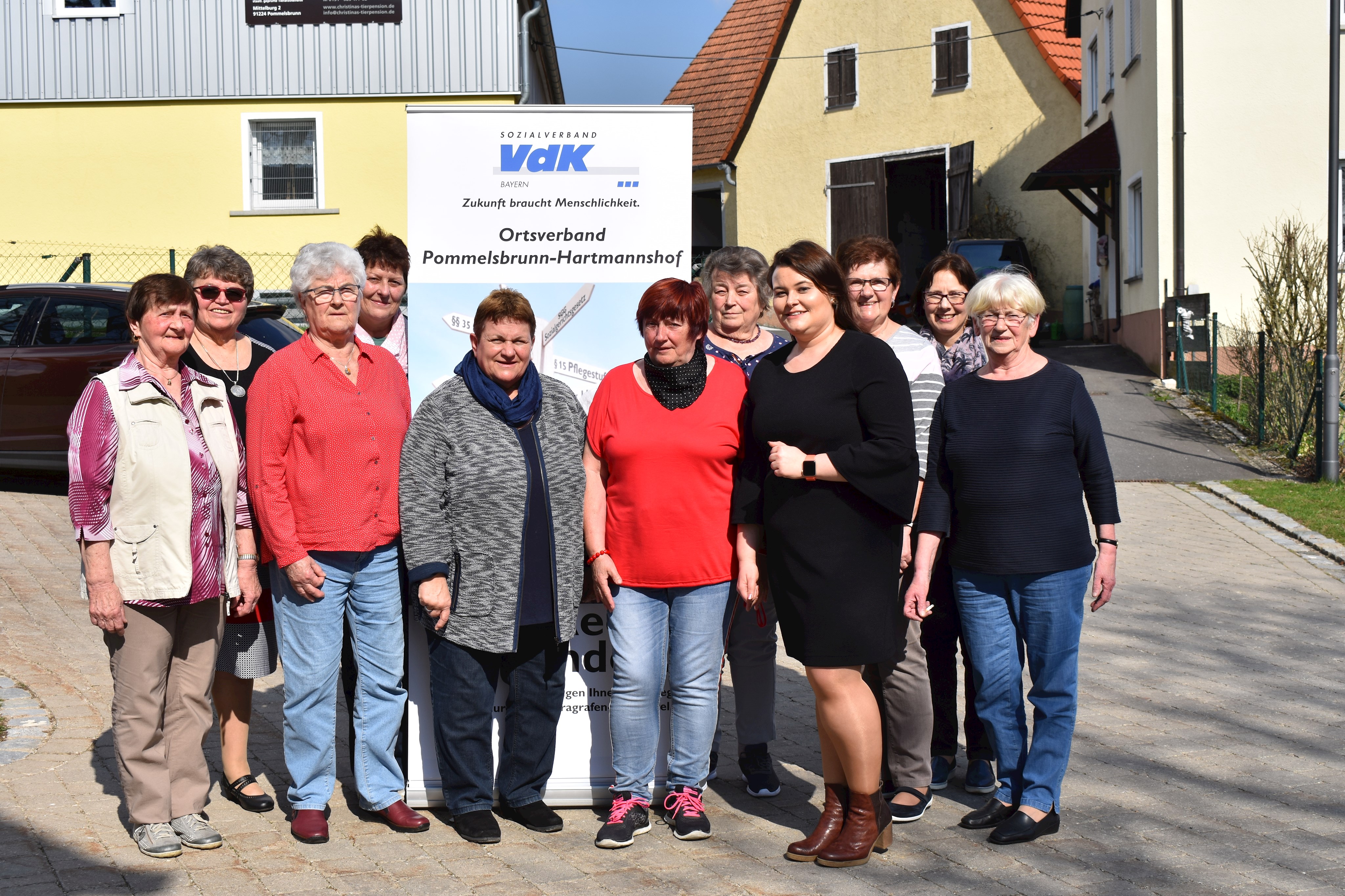 Jahreshauptversammlung des VdK-Ortsverbands Pommelsbrunn-Hartmannshof im Gasthaus „Zur Linde“ in Mittelburg am 6.4.2019