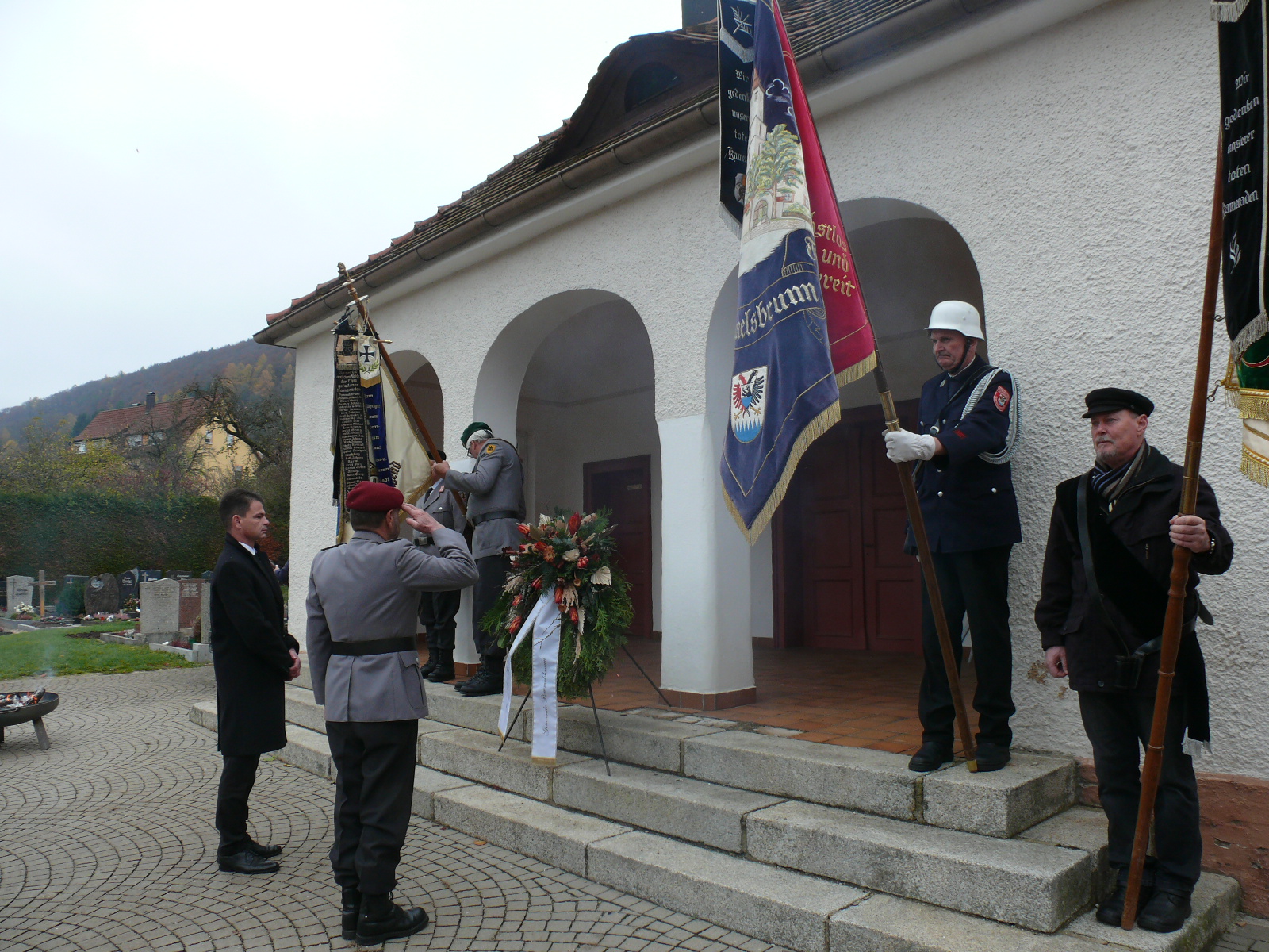 Volkstrauertag in Pommelsbrunn 