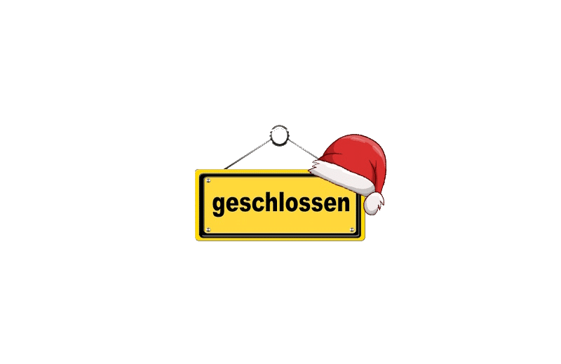 geschlossen weihnachten